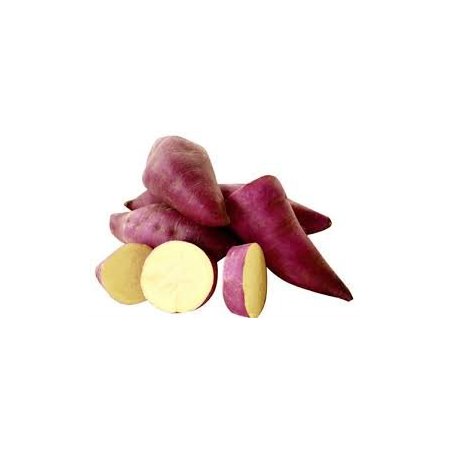 Batata Doce Roxa Polpa Amarela