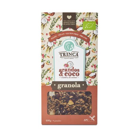 Granola S/G Arandos E Côco  - 400g - trinca
