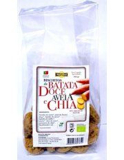 BISCOITOS DE BATATA DOCE, AVEIA E CHIA - 180G - NATURSOL