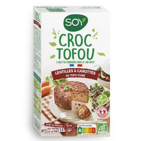 CROC TOFU LENTILHAS E CENOURAS - 2X100G - SOY