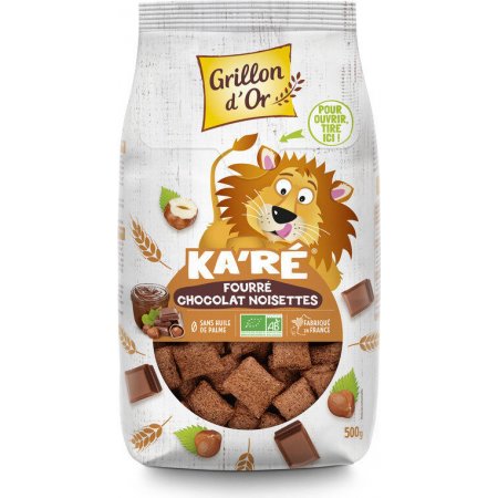KA RÉ FOURRÉ CHOCOLATE AVELÃ - 500G - GRILLON D OR