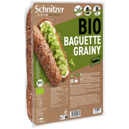 Baguete C/Sementes - 320G (2UN) - SCHNITZER