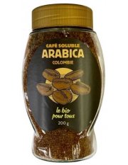 CAFÉ  SOLÚVEL ARABICA - 200G - LE BIO POUR TOUS