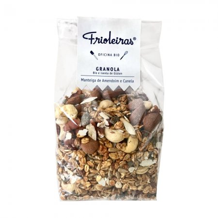 GRANOLA DE MANTEIGA DE AMENDOIM E CANELA - 1KG - FRIOLEIRAS