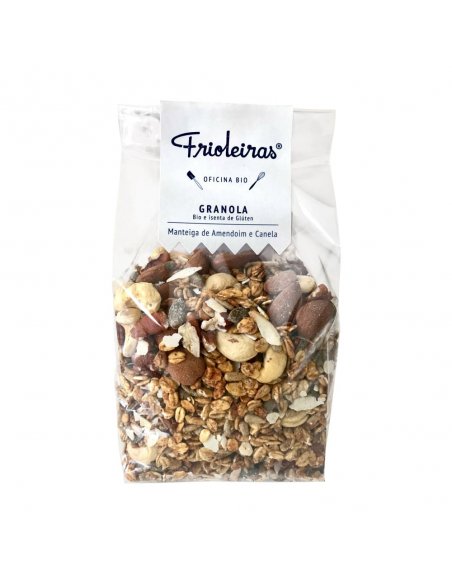 GRANOLA DE MANTEIGA DE AMENDOIM E CANELA - 1KG - FRIOLEIRAS