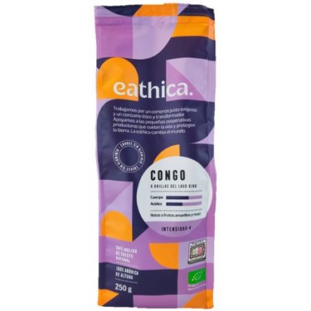 CAFÉ MOÍDO CONGO INTENSIDADE 4 - 250G - EATHICA