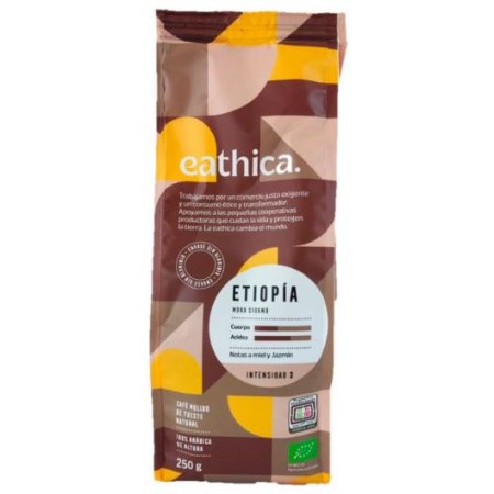 CAFÉ MOÍDO ETIÓPIA INTENSIDADE 3 - 250G - EATHICA