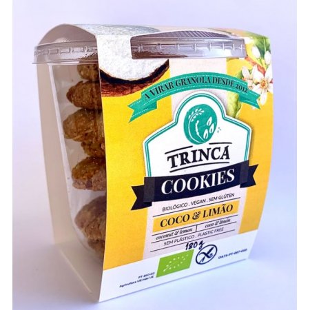 COOKIES DE COCO E LIMÃO S/G - 160G - TRINCA