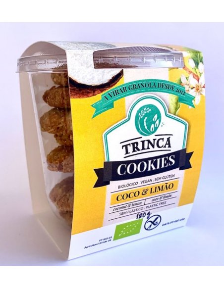 COOKIES DE COCO E LIMÃO S/G - 160G - TRINCA