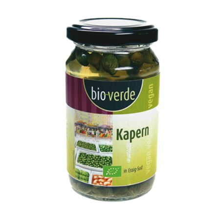 ALCAPARRAS EM VINAGRE - 180G - BIOVERDE
