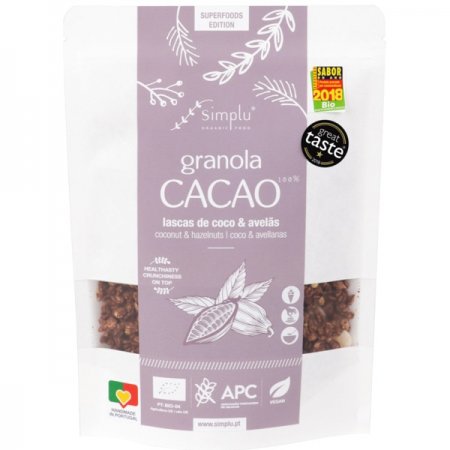GRANOLA CACAU S/G - 300G - SIMPLU
