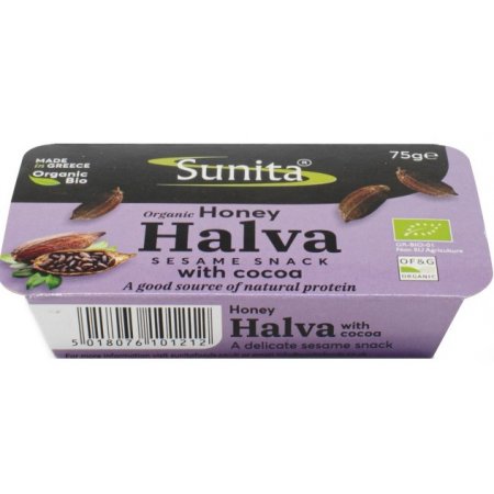 HALVA COM CHOCOLATE NEGRO - 75G - SUNITA