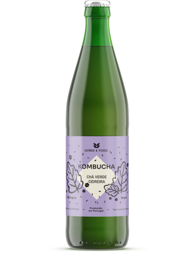 KOMBUCHA CIDREIRA - 1L - LIVING FOOD