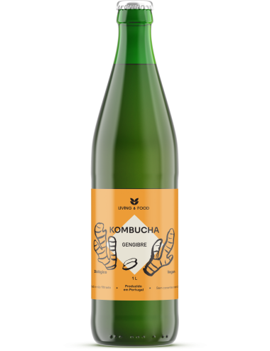 KOMBUCHA GENGIBRE - 1L - LIVING FOOD