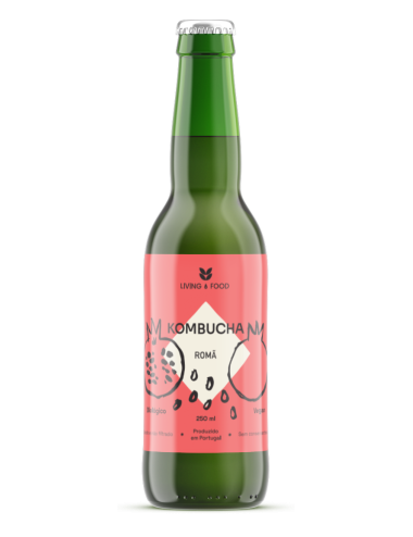 KOMBUCHA ROMÃ - 250 ML - LIVING FOOD