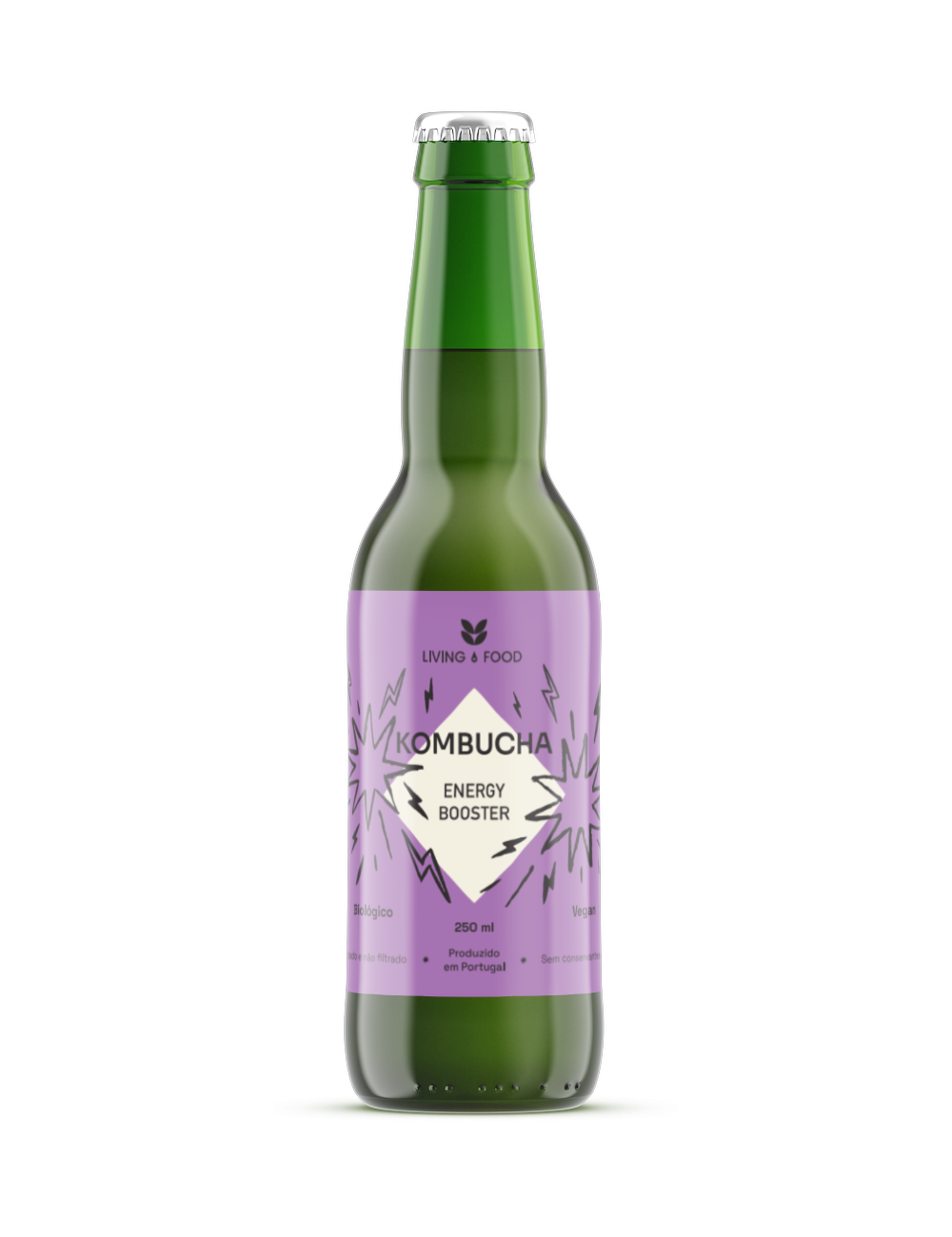 KOMBUCHA BOOSTER - 250 ML - LIVING FOOD