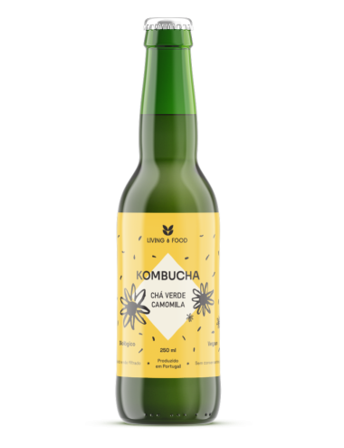 KOMBUCHA CAMOMILA - 250 ML - LIVING FOOD