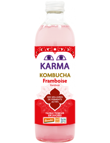 KOMBUCHA DE FRAMBOESA - 500ML - KARMA