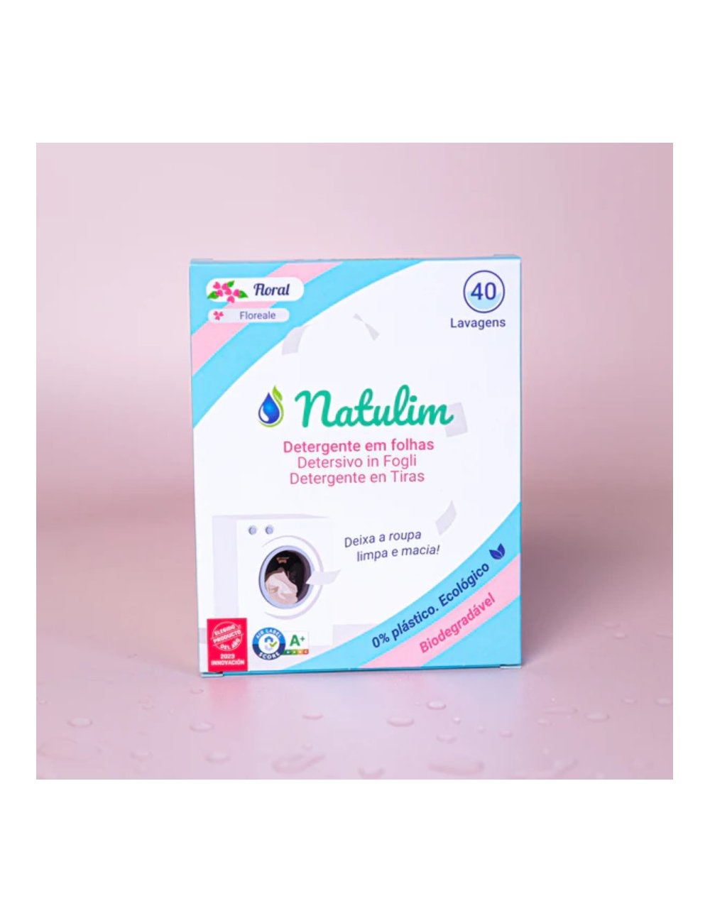 DETERGENTE ROUPA EM TIRAS - FLORAL -  NATULIM