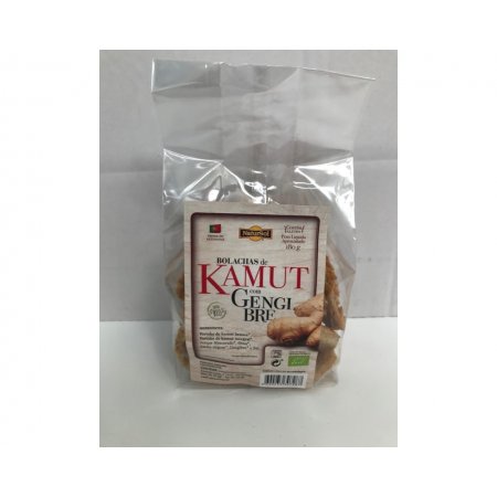 Bolachas De Kamut C/ Gengibre - 180G - natursol
