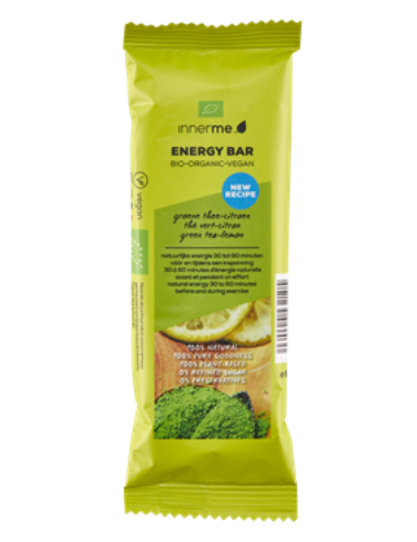 BARRA ENERGÉTICA CHÁ VERDE E LIMÃO - 50G - INNERME
