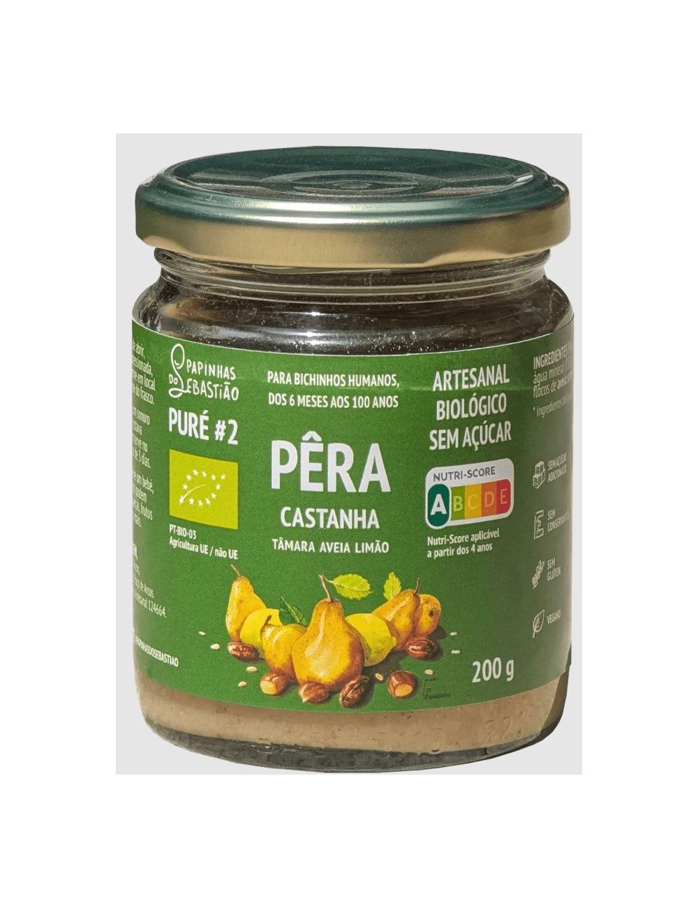 PAPINHAS DO SEBASTIÃO PÊRA CASTANHA - 200G