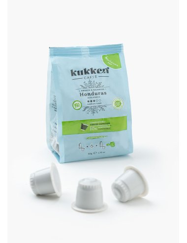 CAFÉ BIO CÁPS. COMPOST. HONDURAS - 10 UNDS - KUKKEN