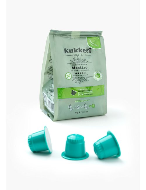 CAFÉ BIO CÁPS. COMPOST. MEZTIZO - 10 UNDS - KUKKEN