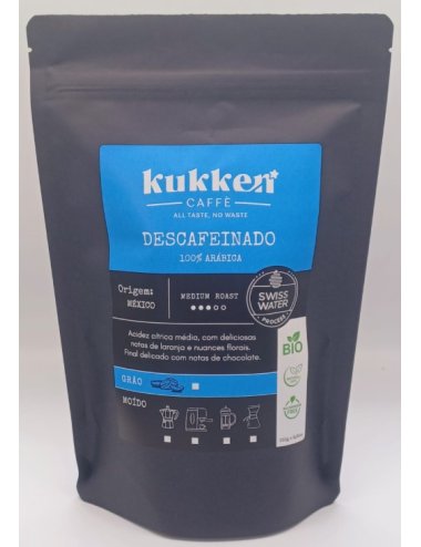 DESCAFEINADO MOÍDO - 250G - KUKKEN