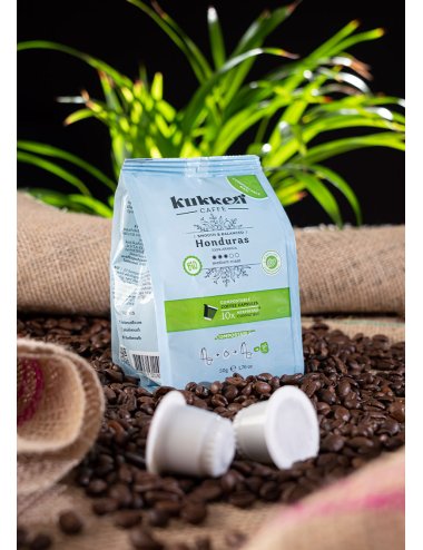 CAFÉ BIO CÁPS. COMPOST. HONDURAS - 10 UNDS - KUKKEN
