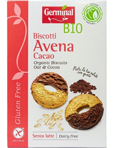 Bolachas S/G De Aveia C/ Cacau - 250G -