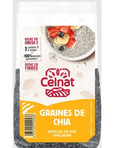 SEMENTES DE CHIA - 400G - CELNAT