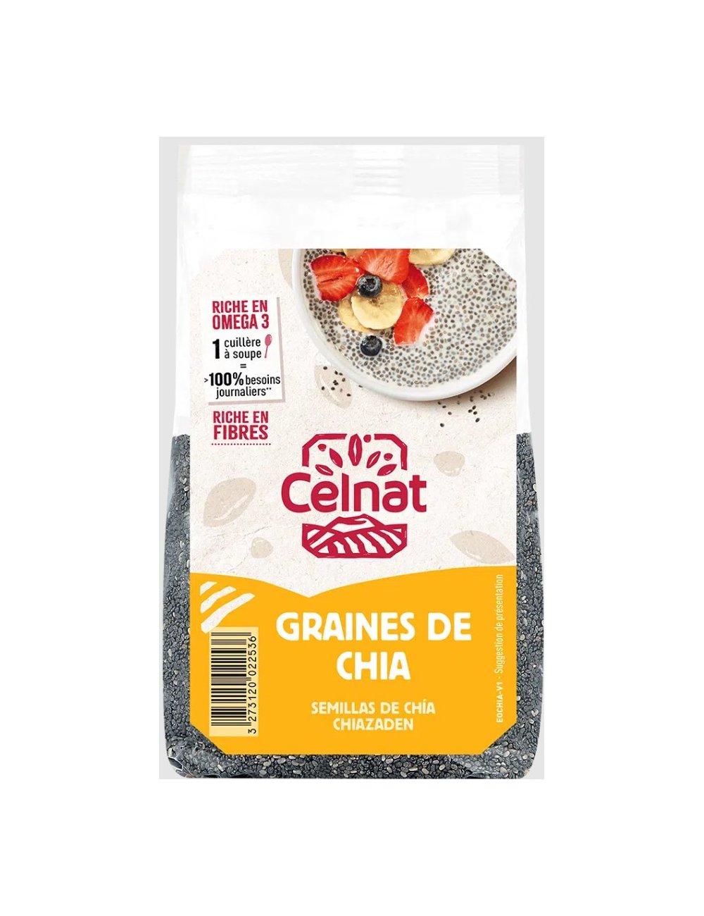 SEMENTES DE CHIA - 400G - CELNAT