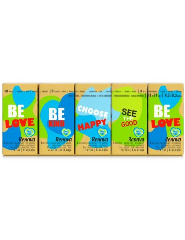 LENÇOS DE BOLSO RECYCLED - 10UNDS - RENOVA