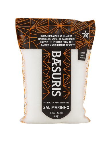 SAL MARINHO TRADICIONAL FINO - 1KG - BEASURIS