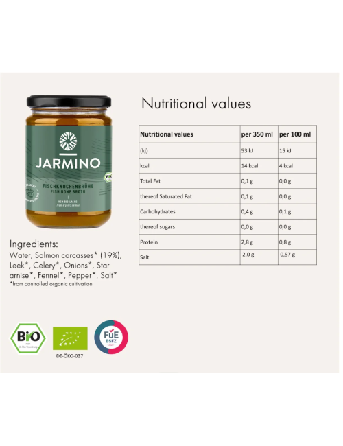 CALDO DE ESPINHA DE PEIXE- 350ML - JARMINO