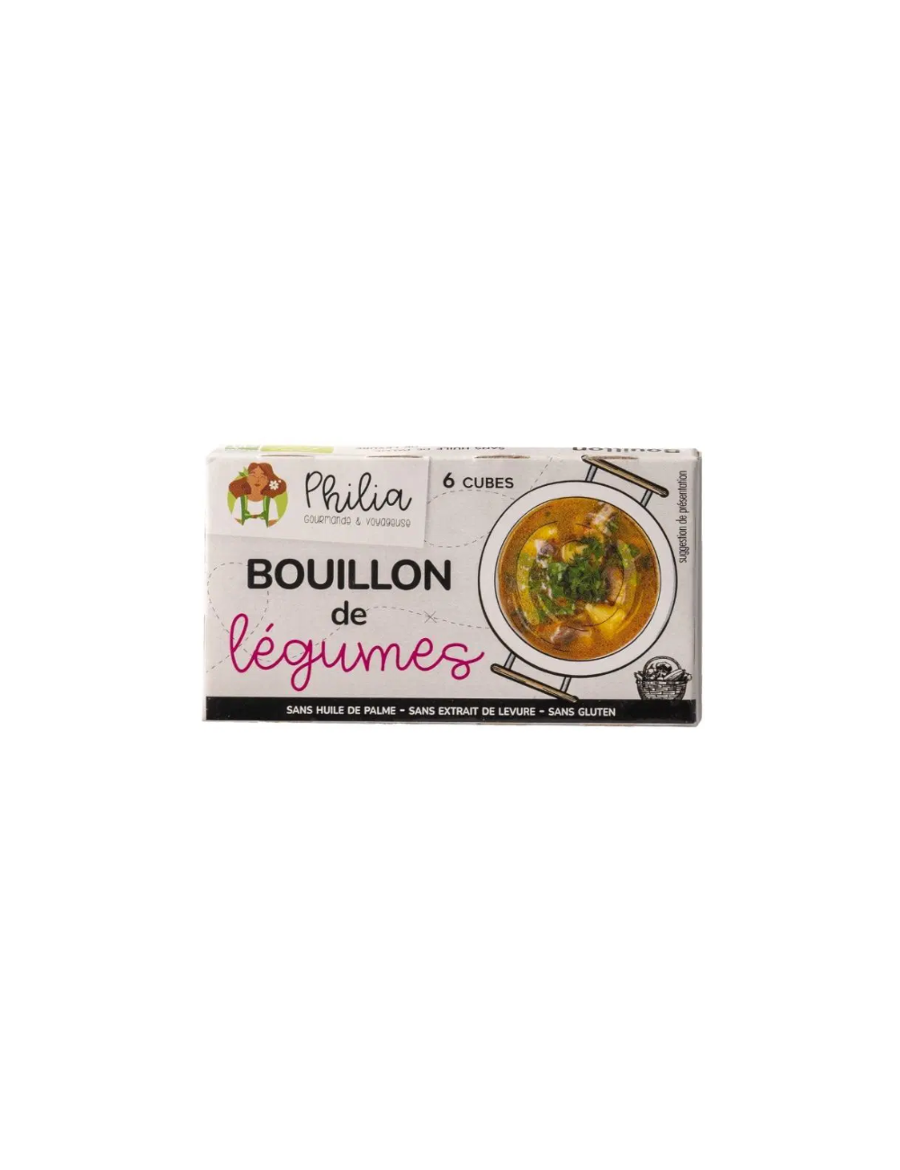 CALDO DE LEGUMES (CUBOS) - 6 UNDS - PHILIA