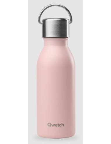 GARRAFA ACTIVE MATT  ROSA PASTEL- 350ML - QWETCH
