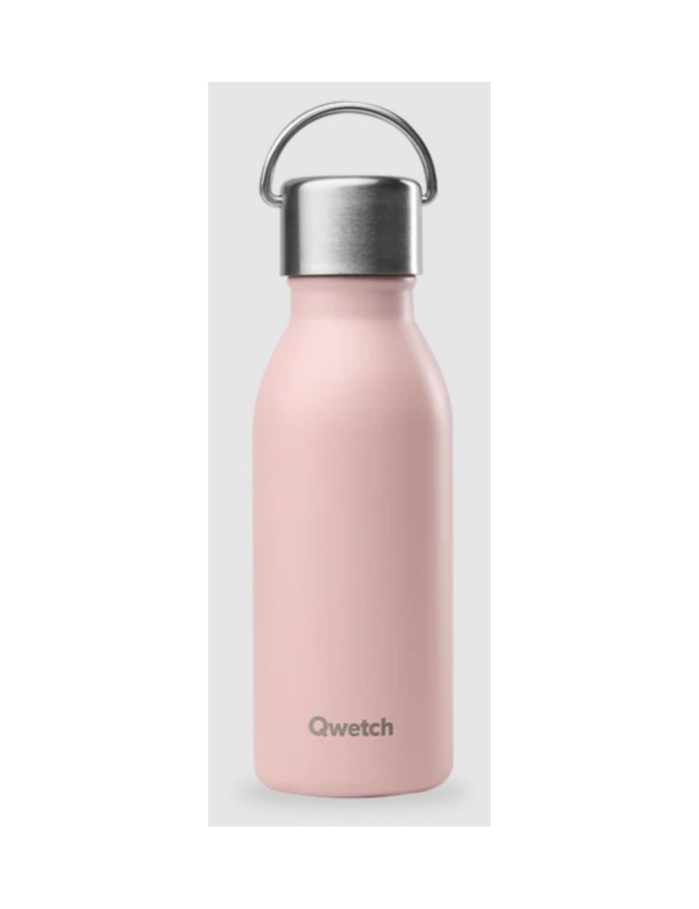 GARRAFA ACTIVE MATT  ROSA PASTEL- 350ML - QWETCH