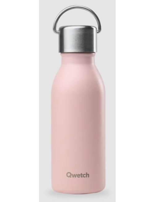 GARRAFA ACTIVE MATT  ROSA PASTEL- 350ML - QWETCH