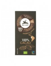Tablete De Cacau 100% - 50G - Alce nero