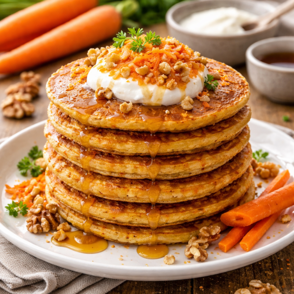 Panquecas de cenoura