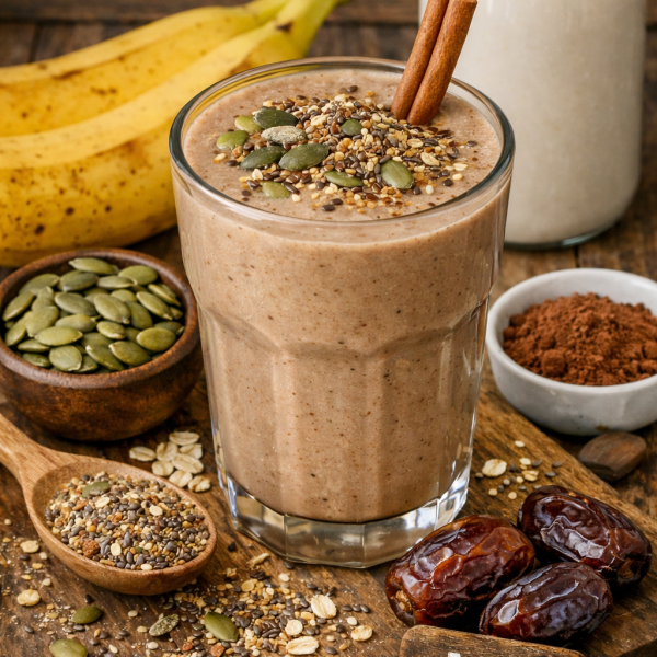 Um smoothie relaxante rico em Magnésio!